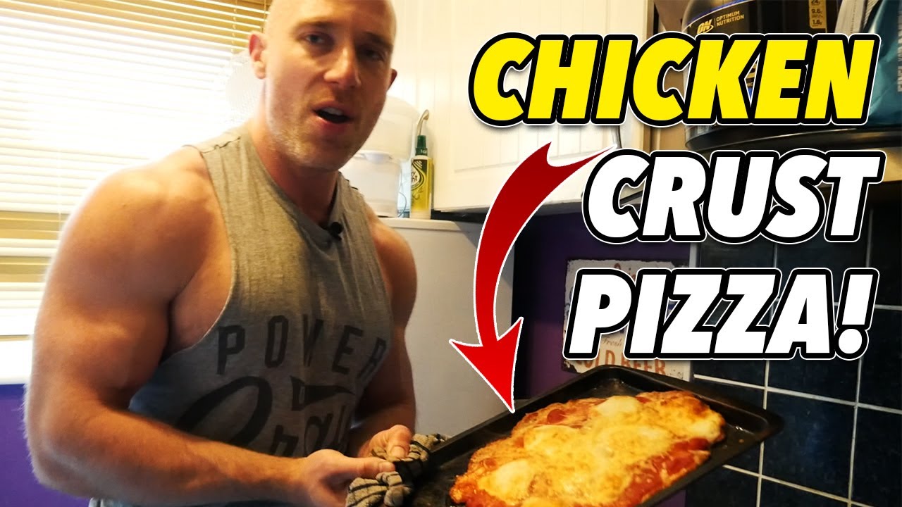 Low Carb Protein Pizza! How To Make A Chicken Crust, Low Calorie PIZZA!