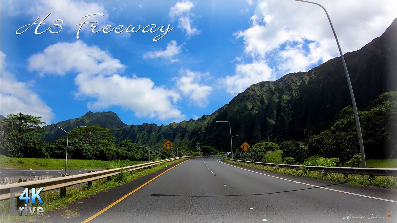 H3 FREEWAY | Stunning View Interstate H3 Freeway | Honolulu, Oahu, Hawaii, USA 🌴 Hawaii 4K Driving
