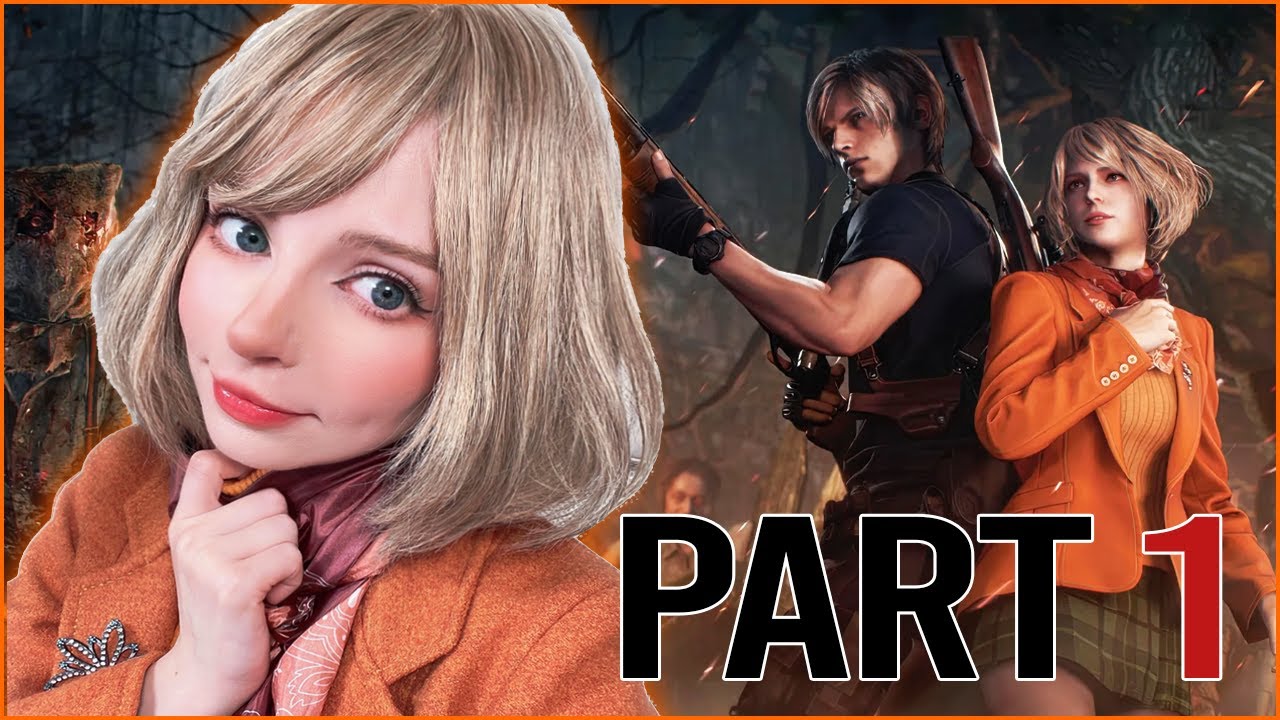RE4R Ashley Graham Cosplay Playthrough - PART 1 / FULL VOD
