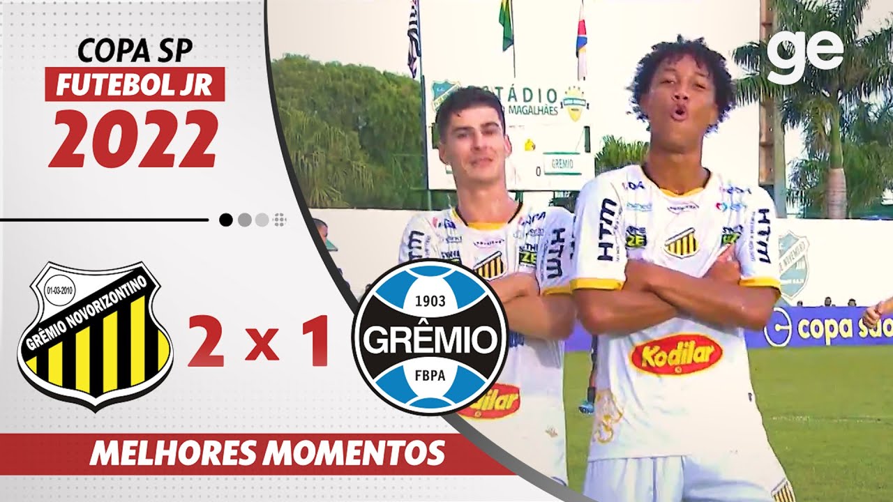 NOVORIZONTINO 2 X 1 GRÊMIO | MELHORES MOMENTOS | COPA SÃO PAULO DE FUTEBOL JR. | ge.globo