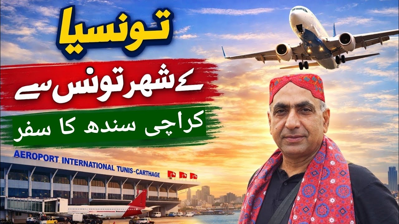 Last Vlog from Tunis 🇹🇳 Back Home to Karachi, Sindh | Tunisia to Pakistan Travel Vlog