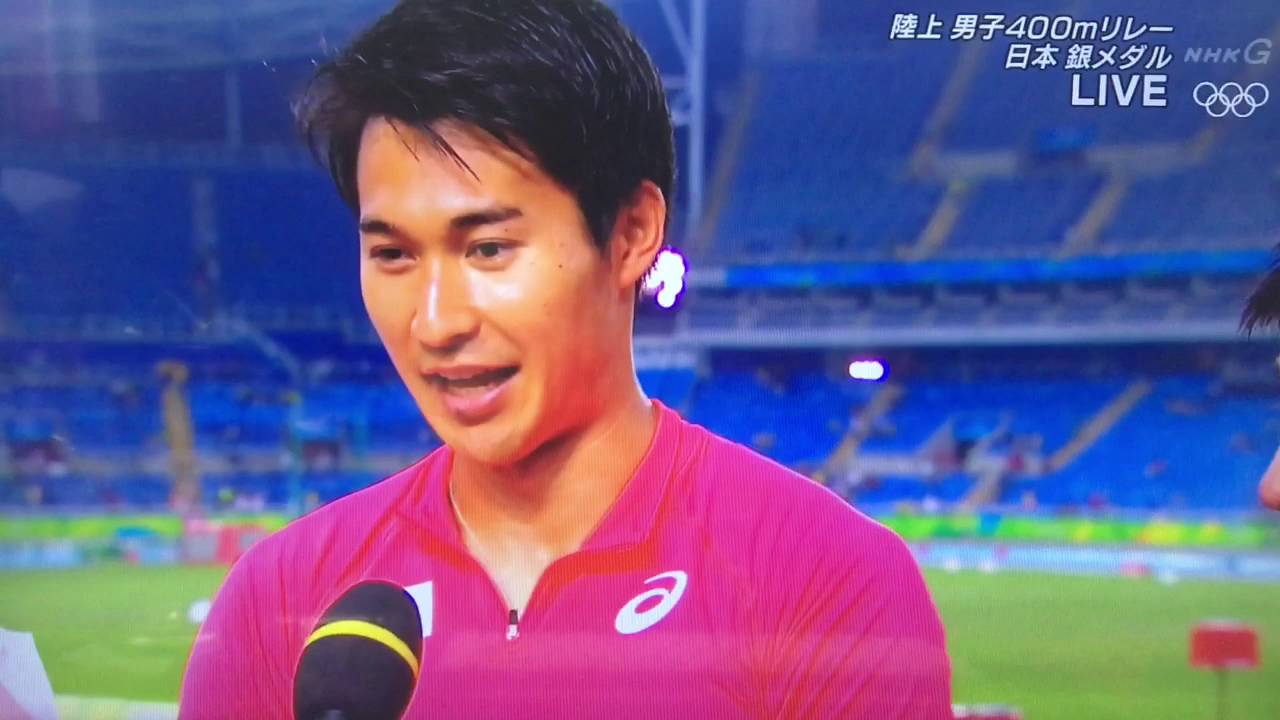 リオオリンピック 陸上男子400mリレー  日本 2位 銀メダル