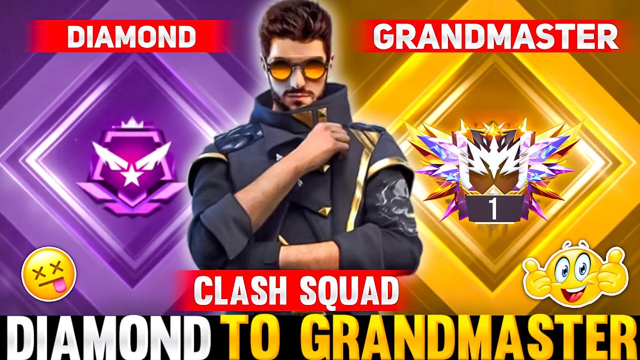FINALLY GRANDMASTER DONE IN CLASH SQUAD | CS RANK PUSHING WITH RANDOM PLAYERS |