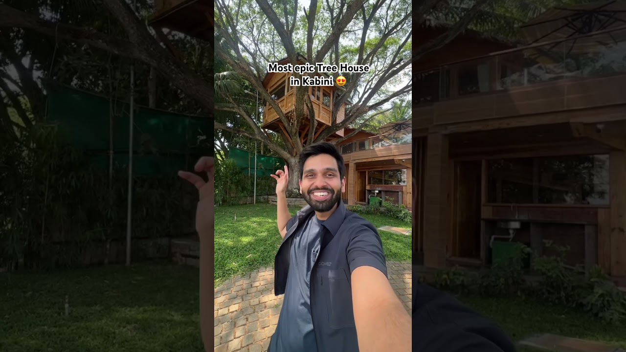This villa in Karnataka, needs to be on you next travel list 😍#karnataka #kabini #treehouse