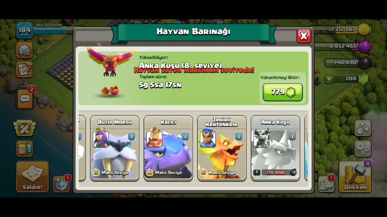 391 GÜN (ÜCRETSİZ HIZLI CLASH OF CLANS BİTİRME)