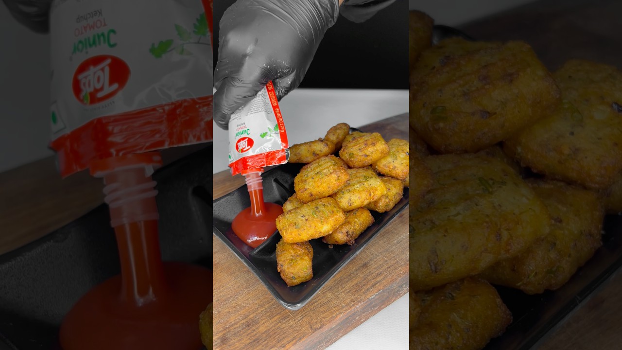 Crispy Potato Bites 🔥 #asmr #shorts #quickrecipe