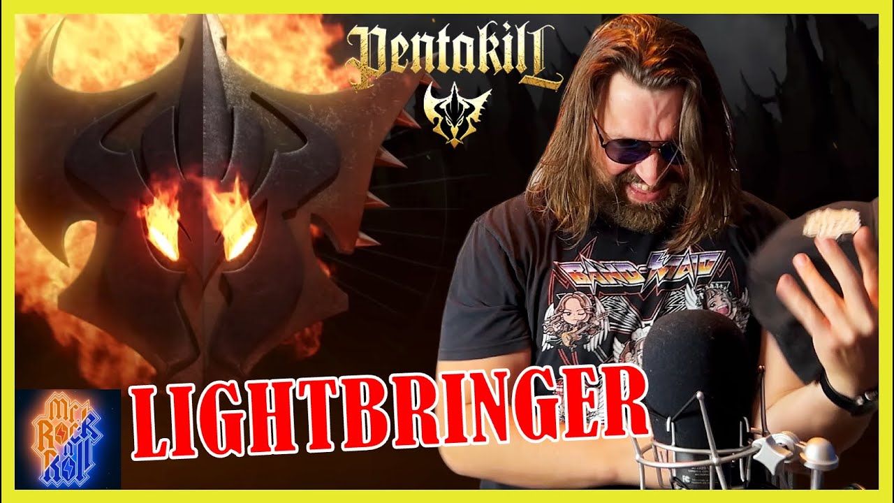 BATTLE METAL! | Pentakill - Lightbringer [OFFICIAL AUDIO] | League of Legends Music | REACTION
