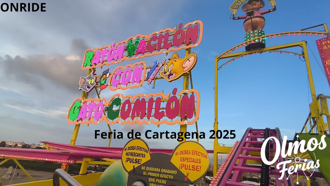 Onride Ratón Vacilón con Gato Comilón, Feria de Cartagena 2025