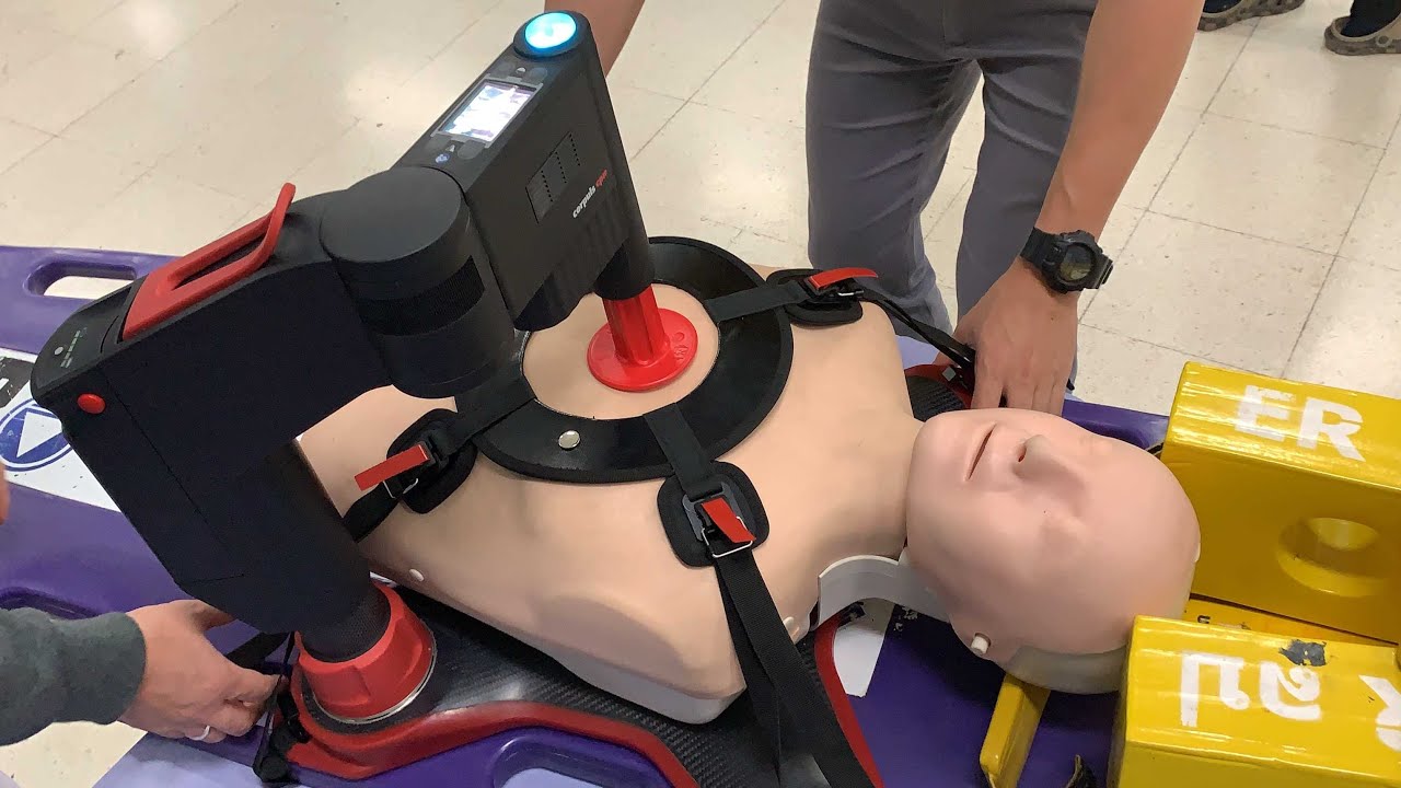 ขั้นตอนใช้งานเครื่อง Corpuls CPR