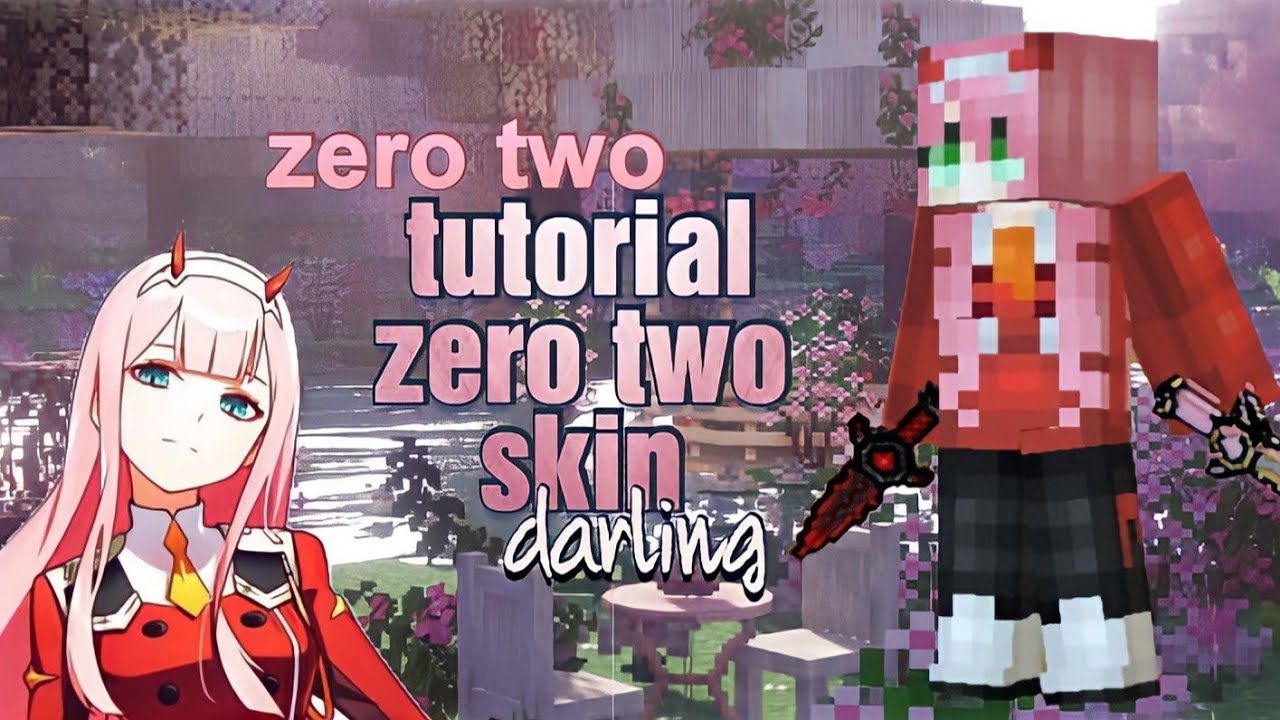 Tutorial : Zero Two Skin | Pixel Gun 3D 🍭