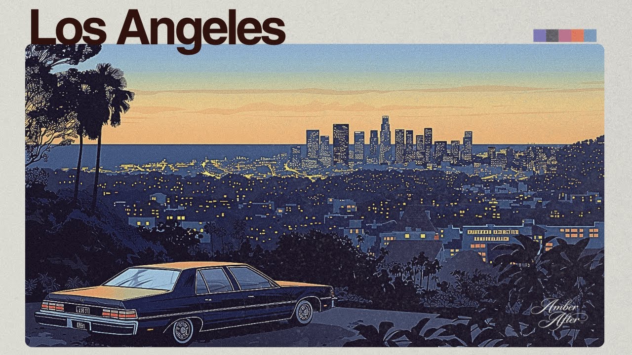 Jazz House Mix | (Los Angeles Night Drive) Amber After Set | Smooth Jazzy Grooves & City Lights