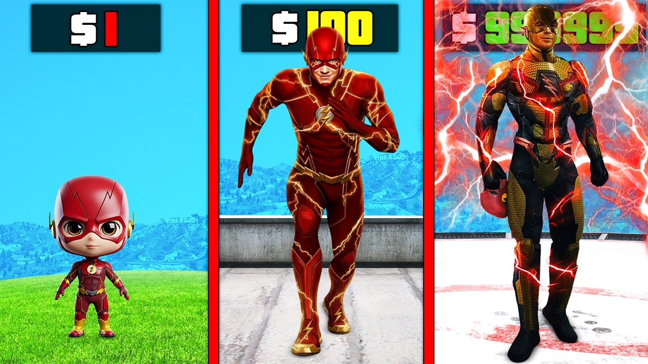 Franklin & Shinchan Unlocking $0 to $99,999,999 Flash in GTA 5