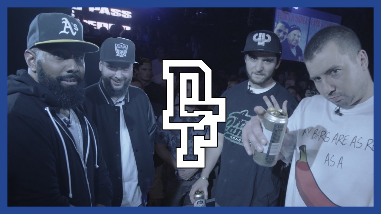 OSHEA & PEDRO VS CAUSTIC & PASS | Don't Flop Rap Battle