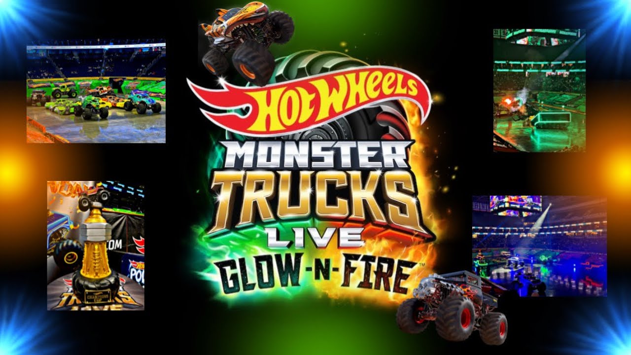 Hot Wheels Monster Trucks Glow Party
