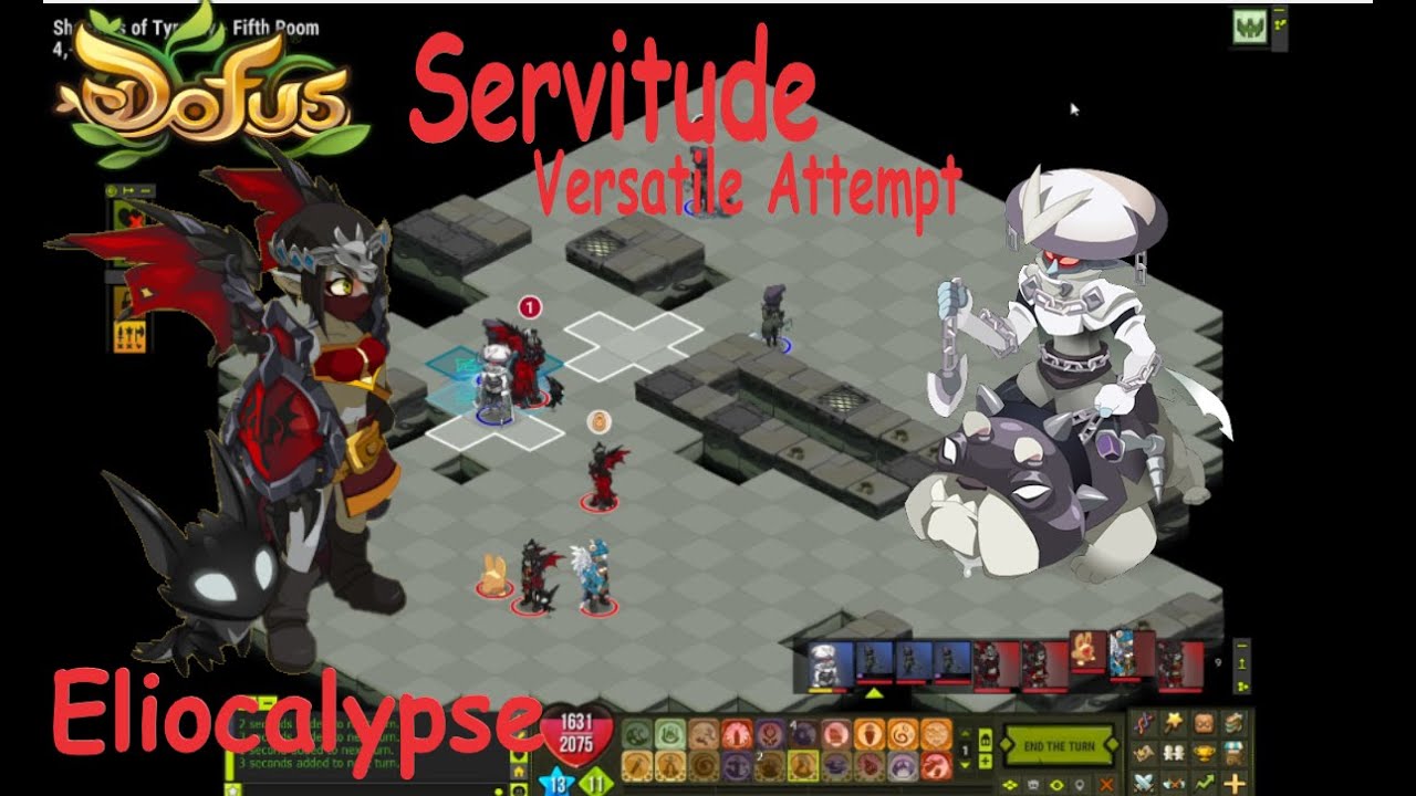 Dofus - Servitude Versatile Attempt With Commentary - Team Silent [ Eliocalypse ]