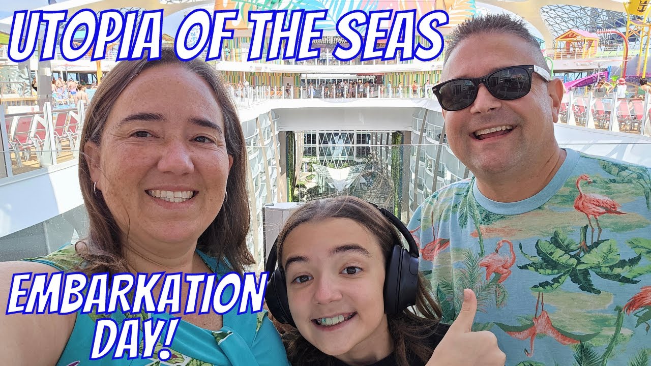 Embarking Royal Caribbean's Utopia Of The Seas! Our Biggest Embarkation Day Ever! We Cover It All!