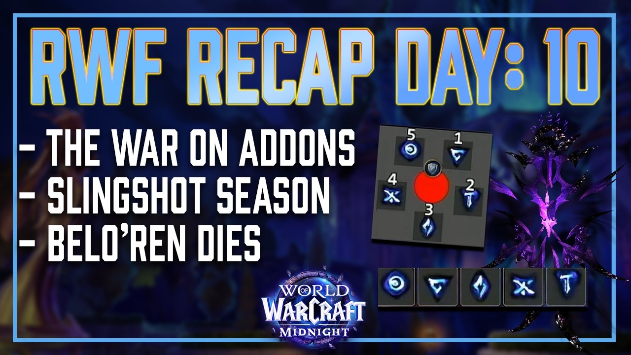 Race to World First Day 10 Recap - Somehow, Addons Returned