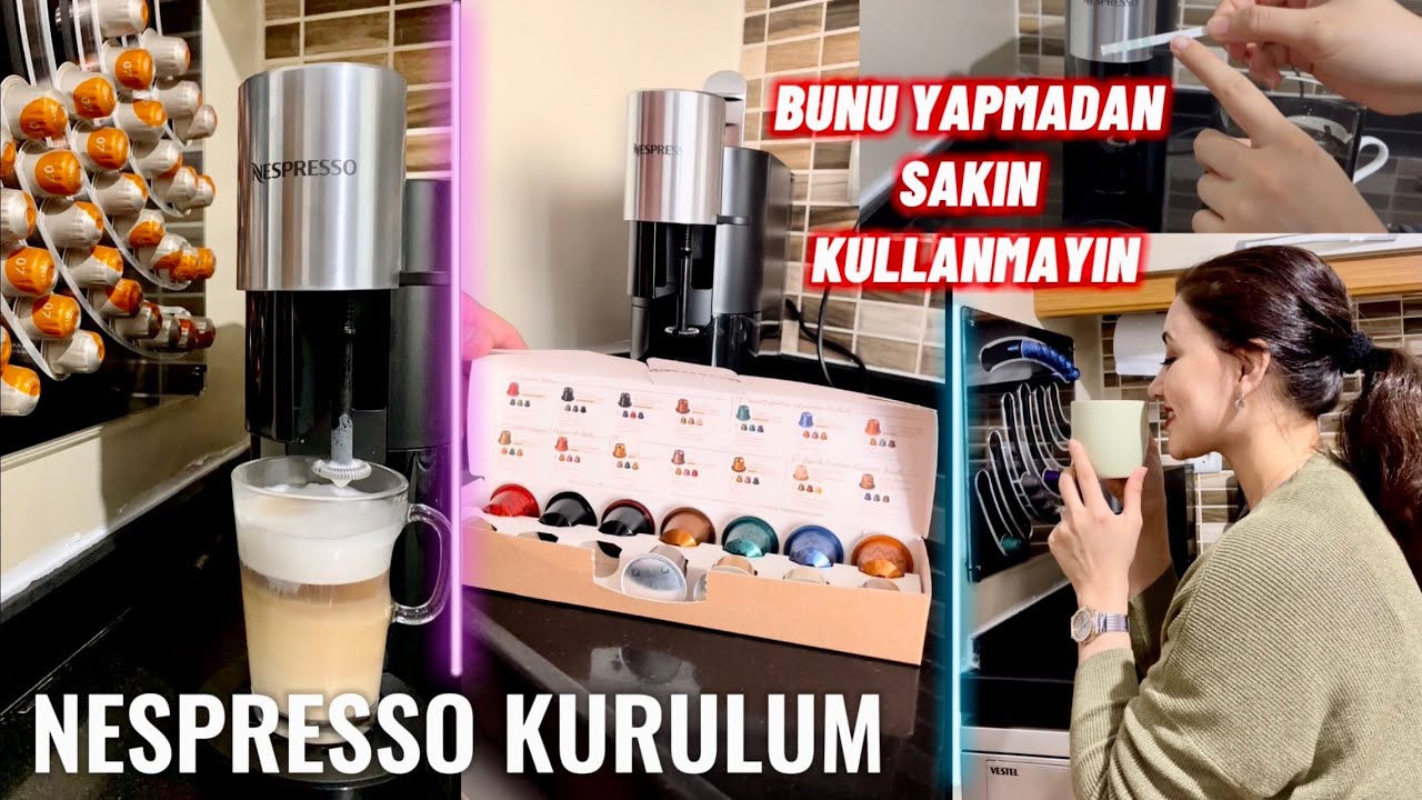 NESPRESSO ATELIER S85 KURULUM- YAPMADAN KULLANMAYIN ⛔️