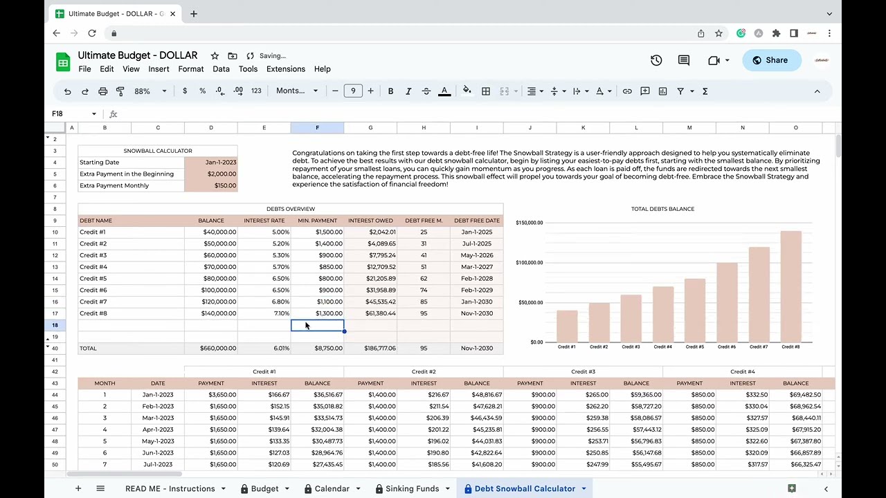 How to use the Debt Snowball Calculator