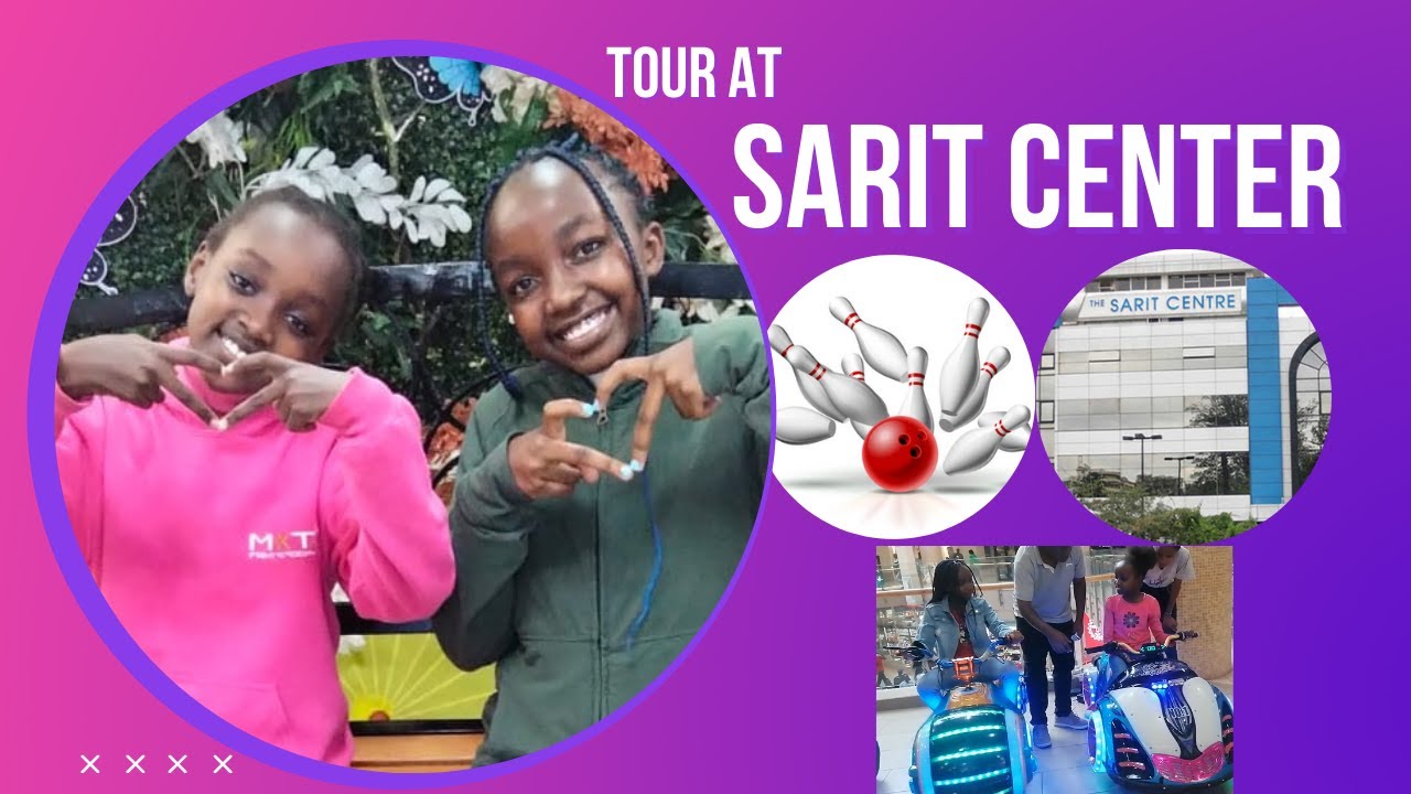 Tour/Visit Sarit Centre - Best fun affordable place for children/kids Nairobi Kenya Bowling PINS ent