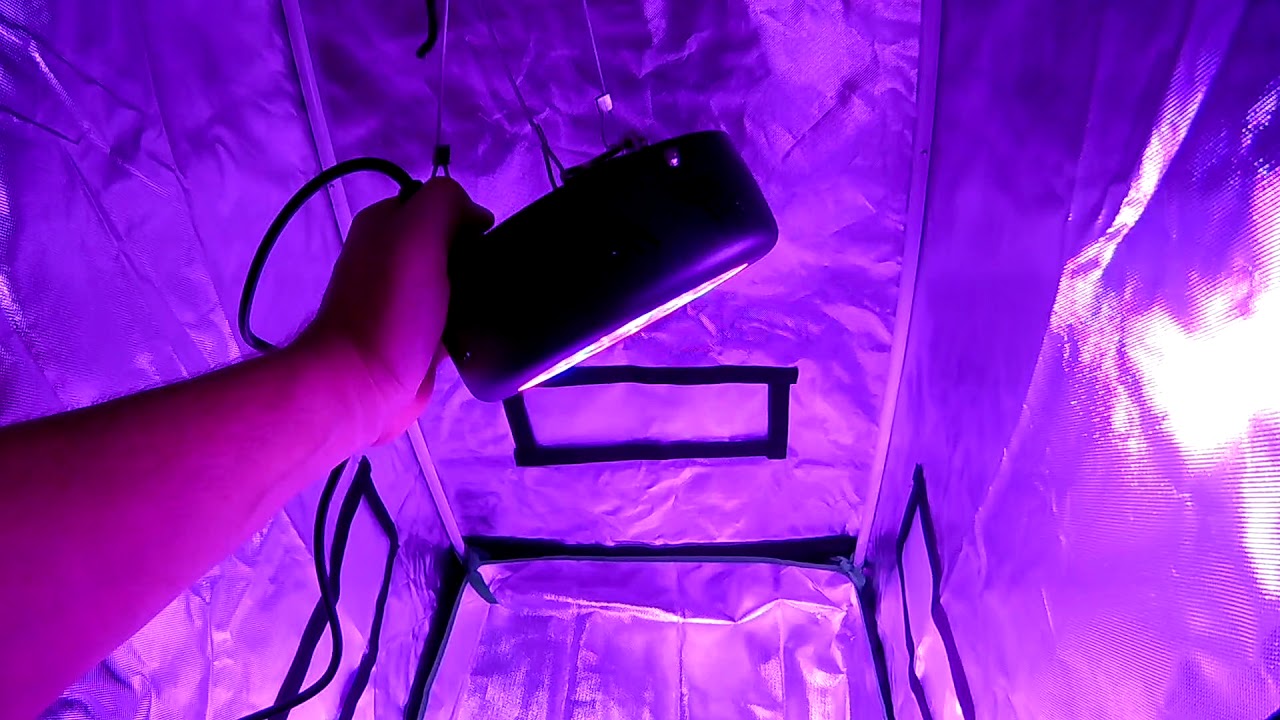 UFO Led Grow Light, Growstar 150W Full Spectrum Plant Light with Cree COB