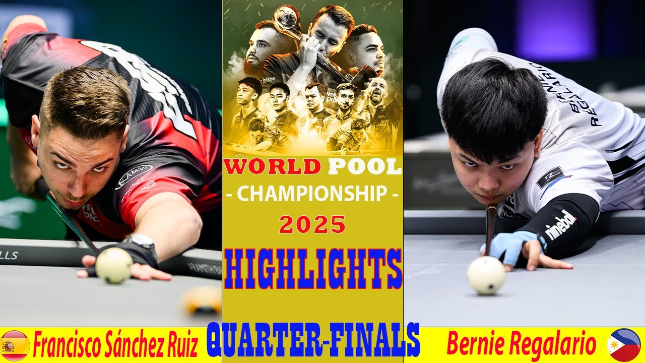 QUARTER-FINALS | Francisco S&aacute;nchez Ruiz vs Bernie Regalario | 2025 World Pool Championship