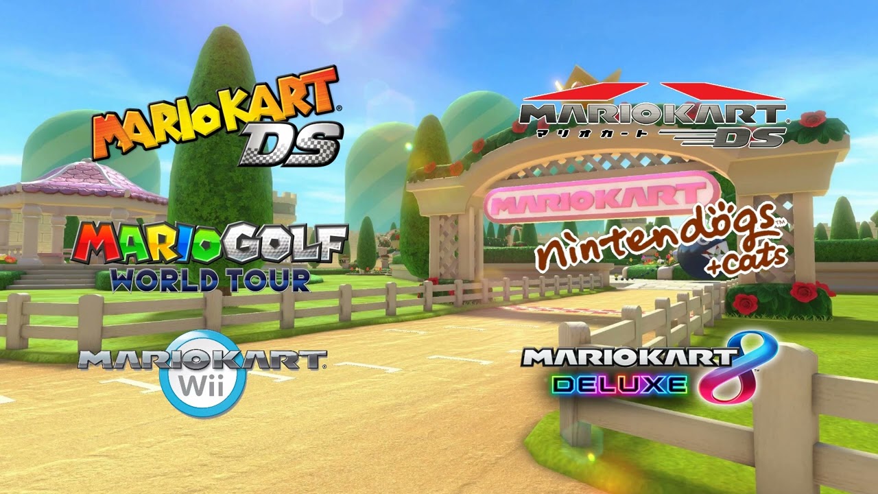 DS Peach Gardens MashUp (MarioKart DS) (Mario Kart8 DX Booster Course Pass Wave3)