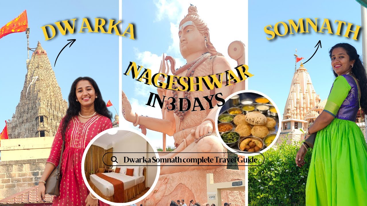  SOMNATH DWARKA NAGESHWAR Yatra 2025 | 3 Days Itinerary from Mumbai |Somnath Nageshwar Jyotirlinga🕉️