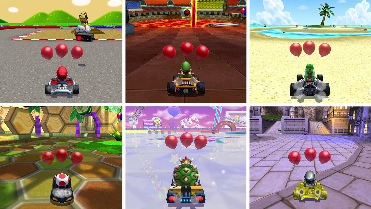 Mario Kart 7 - Battle Mode (All Courses)