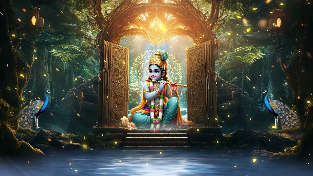 shri krishna devotional background video (free download) || shree krishna ||  #copyrightfree #love