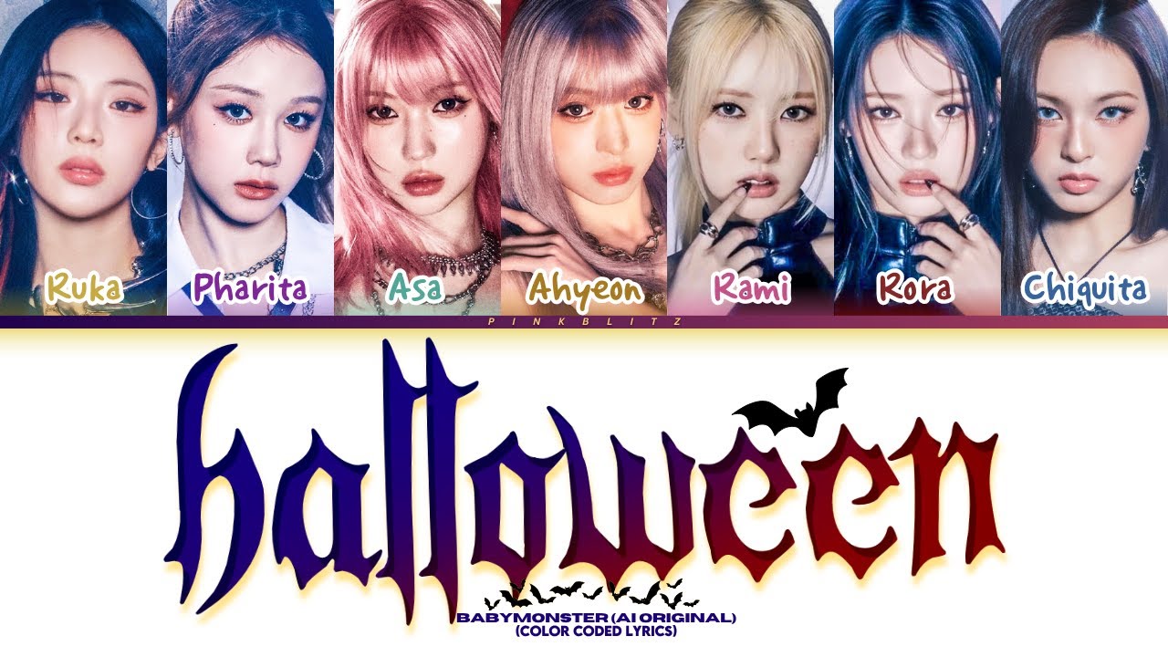(AI Original) BABYMONSTER - ‘HALLOWEEN' (할로윈) | COLOR CODED LYRICS