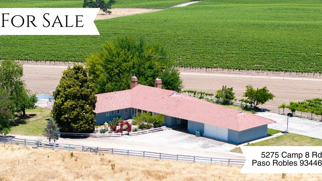Discover a 187± Acre Vineyard Ranch with Views & Income Potential in Paso Robles