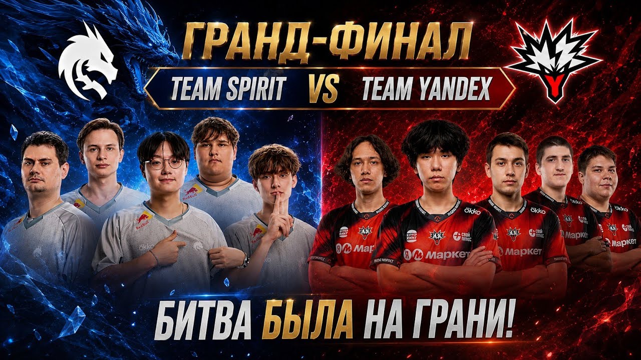 ГРАНД ФИНАЛ! TEAM SPIRIT VS TEAM YANDEX 