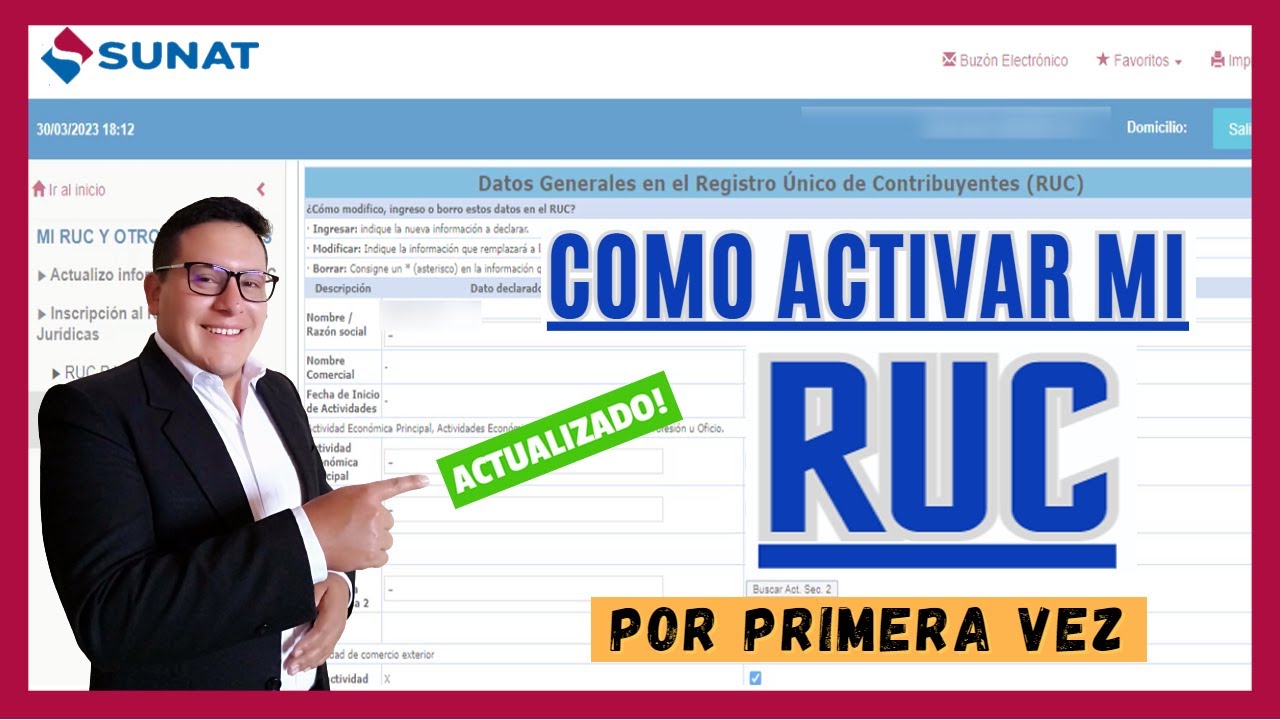 Como activar el RUC de mi empresa por primera vez | Persona Jurídica | SUNAT 2023 actualizado