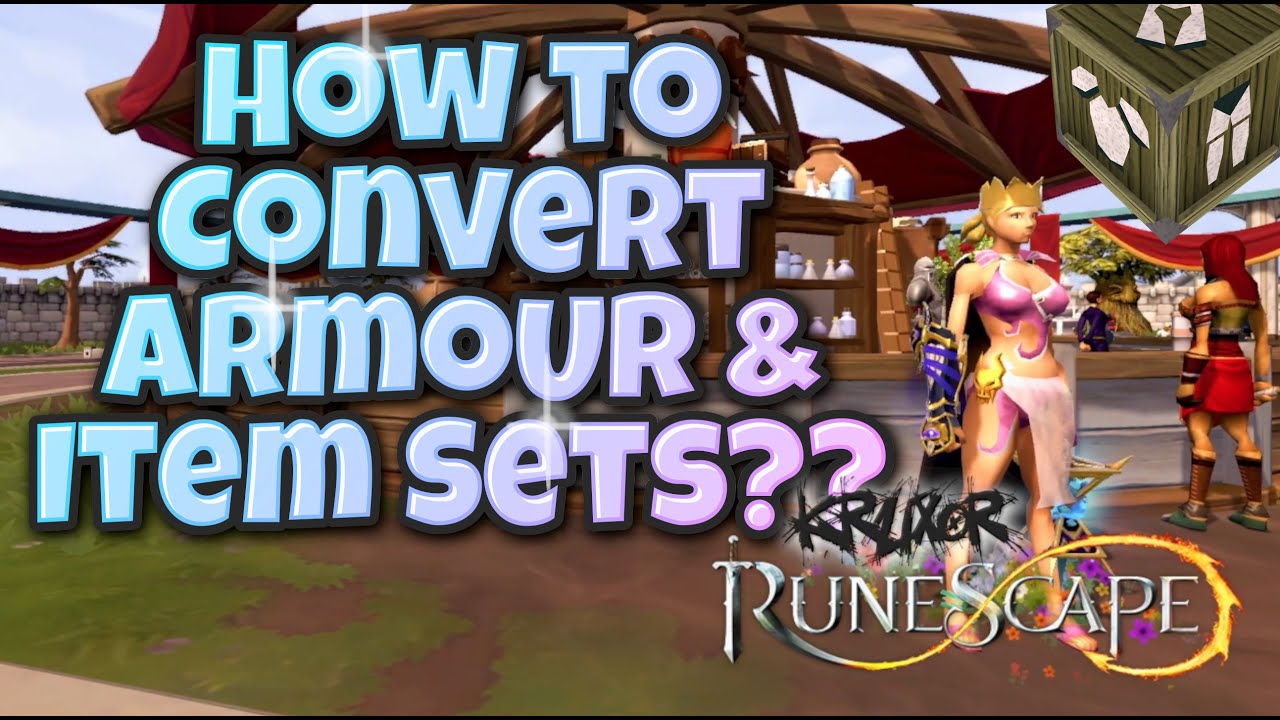 📦Runescape 3: Armour & Item Sets - Buying, Selling & Making them Easy! #runescape3