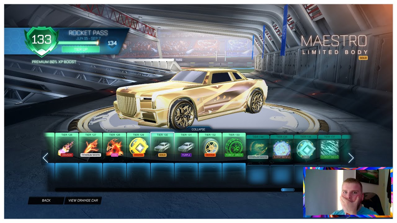 I GOT THE *NEW* GOLD PAINTED MAESTRO IN ROCKET LEAGUE SEASON 7!