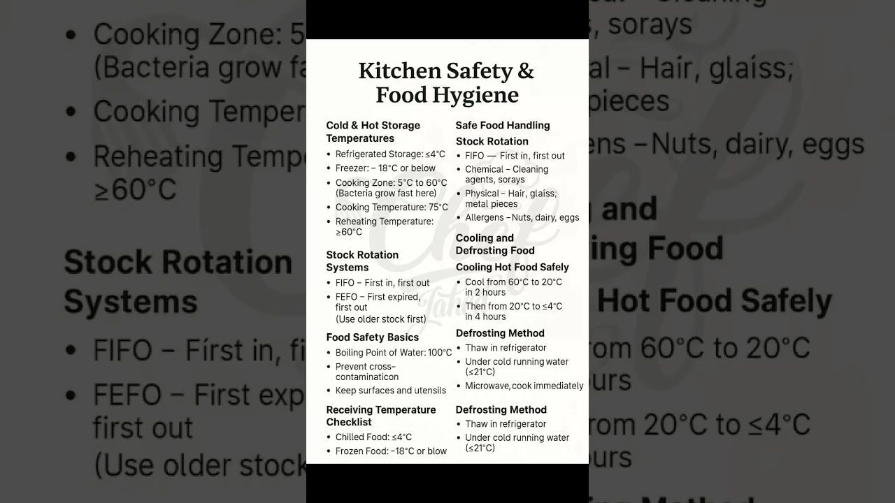 kitchen safety #kitchensafety #hygiene #foodhygiene #foodsafetyfirst #viralvideo