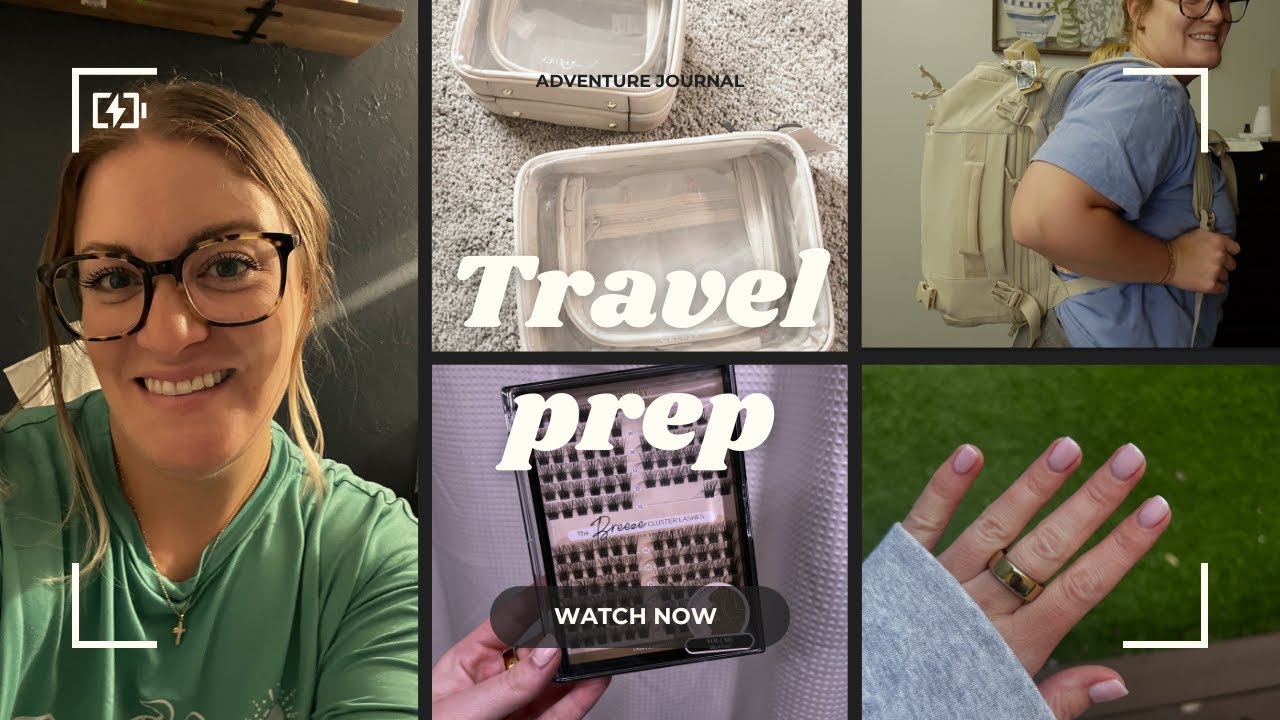 Ireland pack and prep, nails, Bagsmart Blast backpack and Calpak cosmetic case | VLOG
