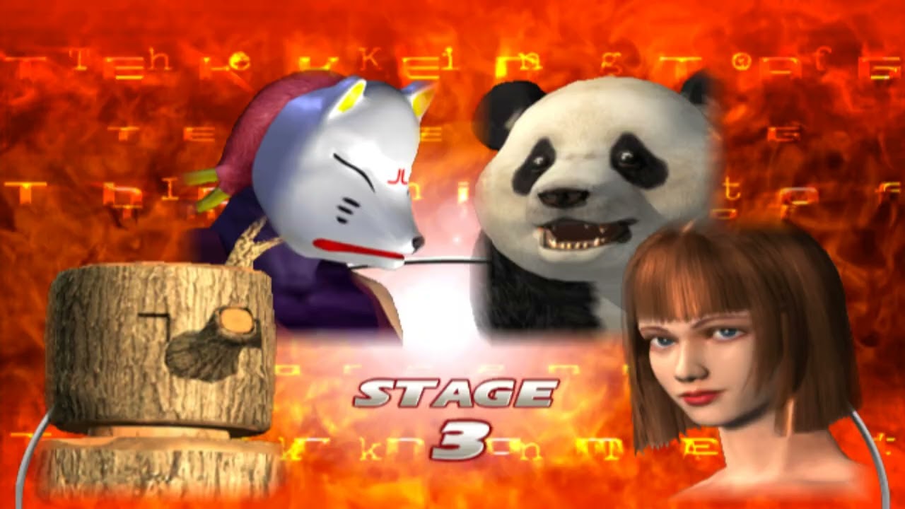 Tekken Tag Tournament - Time Attack Kunimitsu & Mokujin (PCSX2)