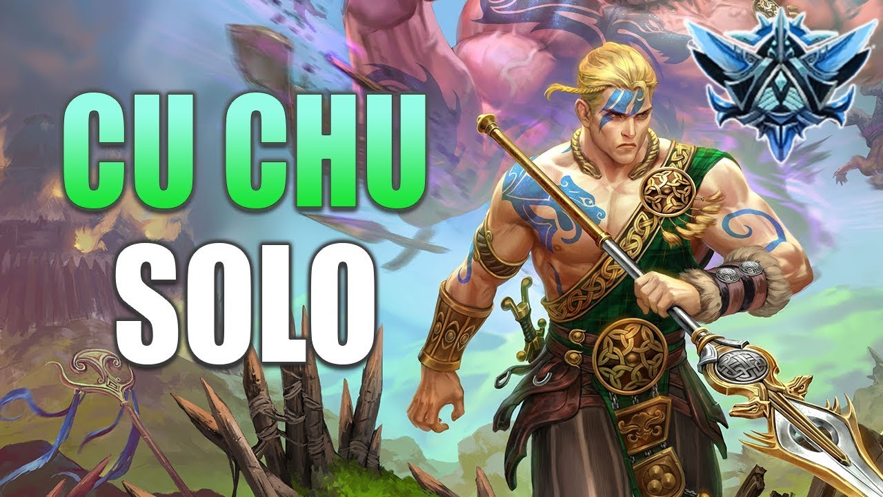 SMITE: Cu Chulainn Solo Gameplay | Diamond 4 Ranked | Clearly Not Broken!