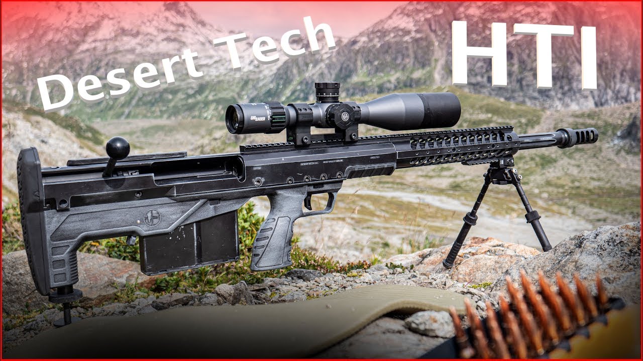 Long Range Master Desert Tech HTI Cal. 50 Feuertaufe
