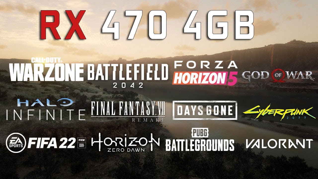 RX 470 in 2022 - Test in 12 Games