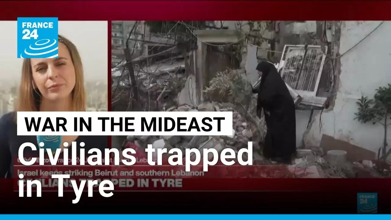 Lebanon: Several injured by Israeli strikes on Lebanese city Tyre &bull; FRANCE 24 English