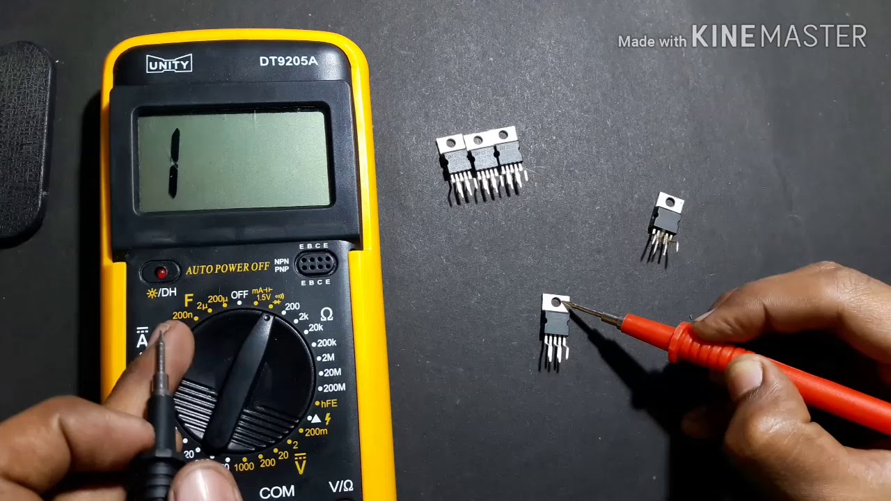How to check TDA2050 in digital multimeter || TDA2050 testing || Home theatre IC TDA2050