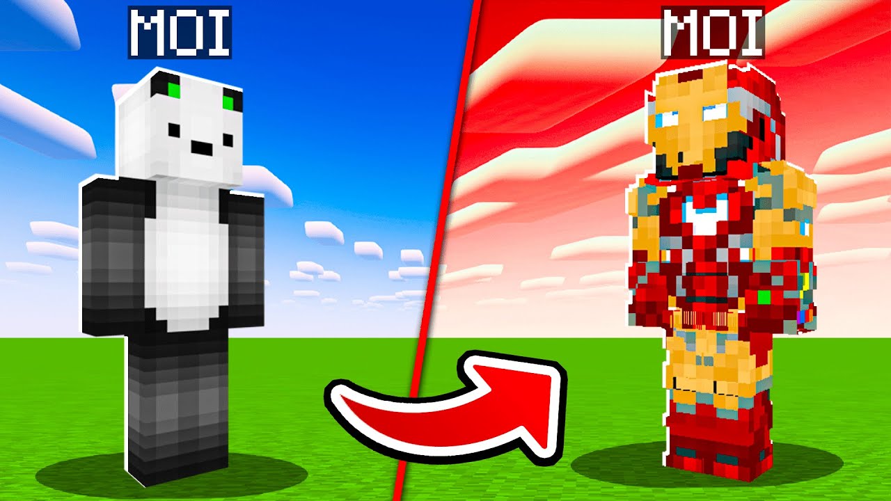 Je dois finir Minecraft mais je suis IRON MAN