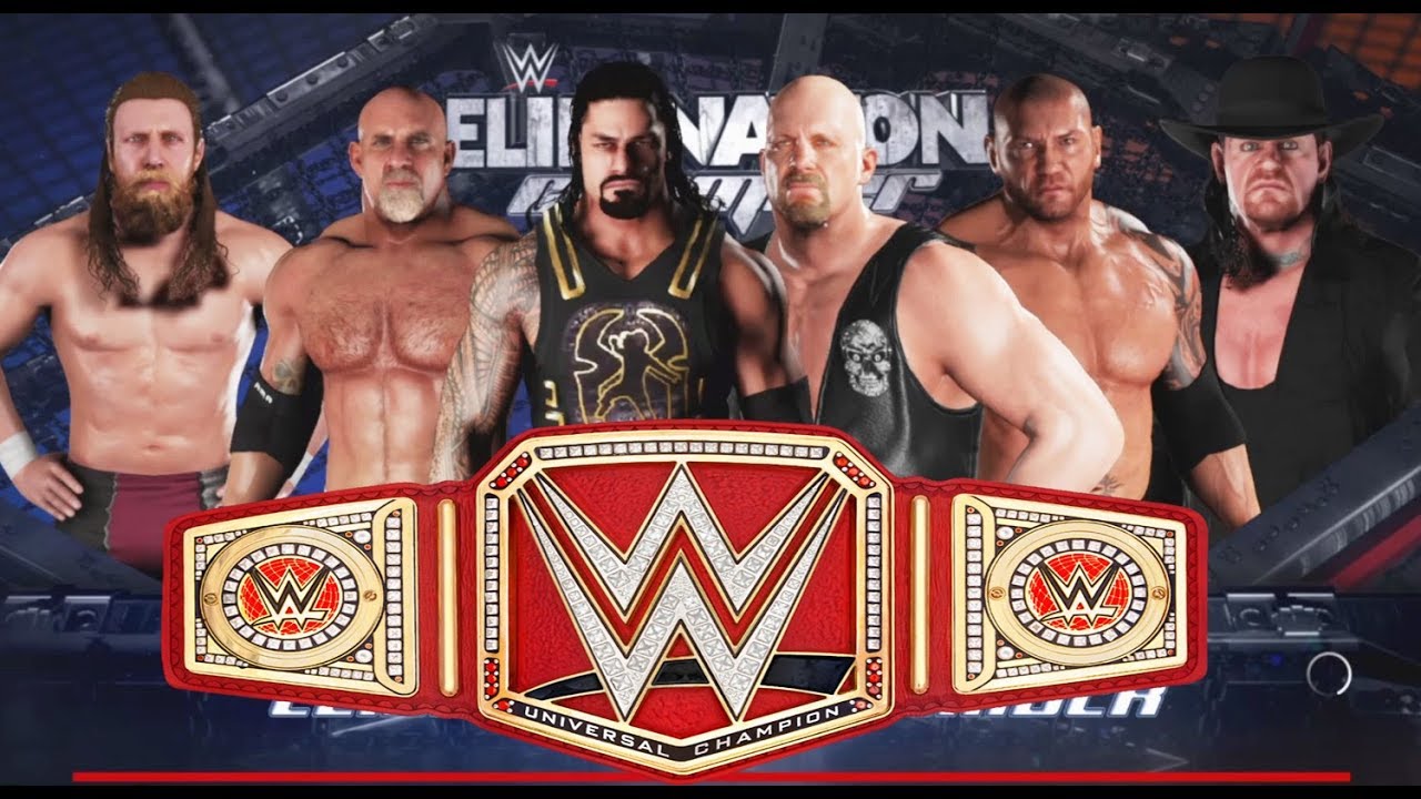 WWE 2K18- WWE Universal Championship -6 Man Elimination Chamber Match 2018