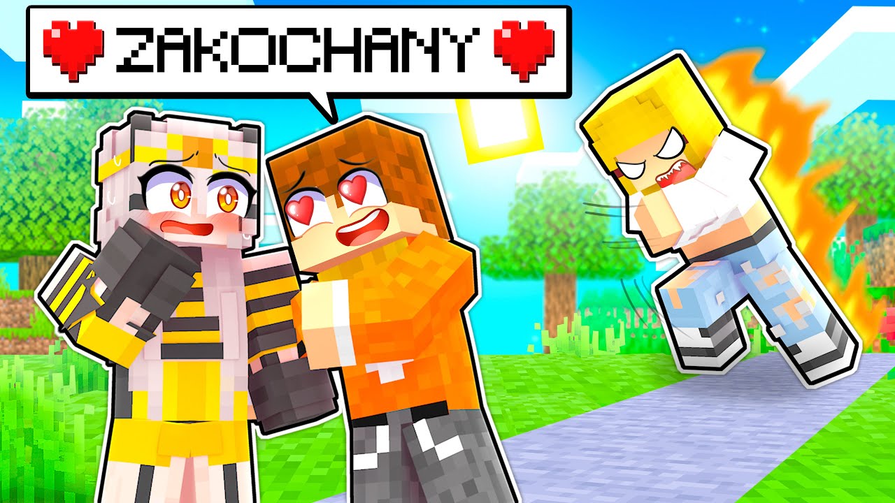 MOJA DZIEWCZYNA PRZYŁAPAŁA MNIE Z KRÓLOWĄ PSZCZÓŁ w Minecraft!