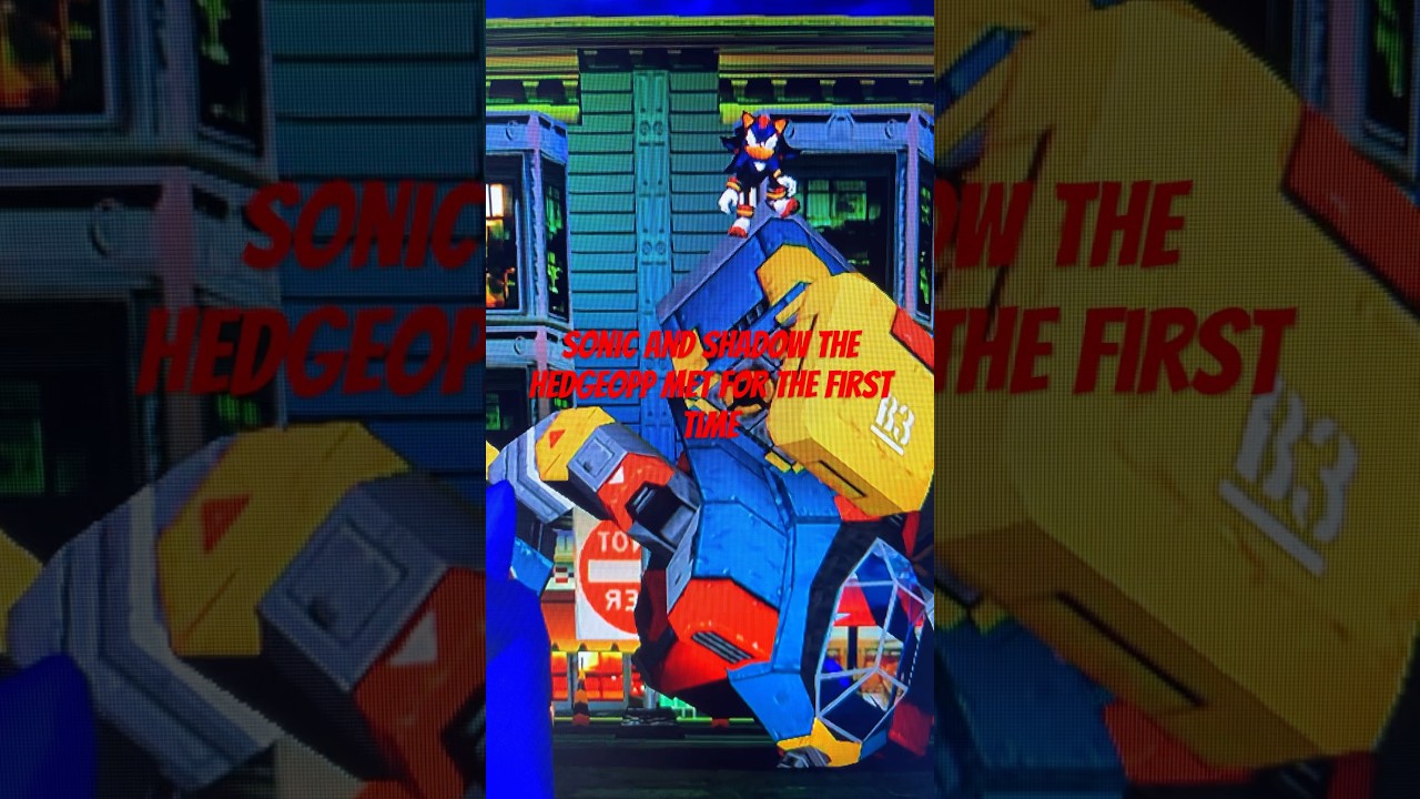 If an Idiot voiced Sonic and Shadow (Sonic Adventure 2)