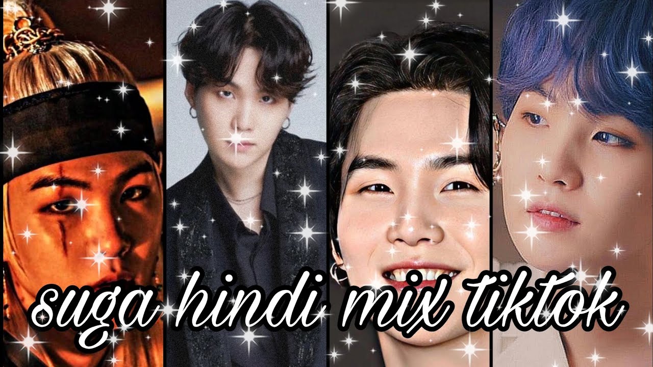 suga hindi mix tiktok video || hindi & English song || insta reels || #btsarmy #suga #instareels