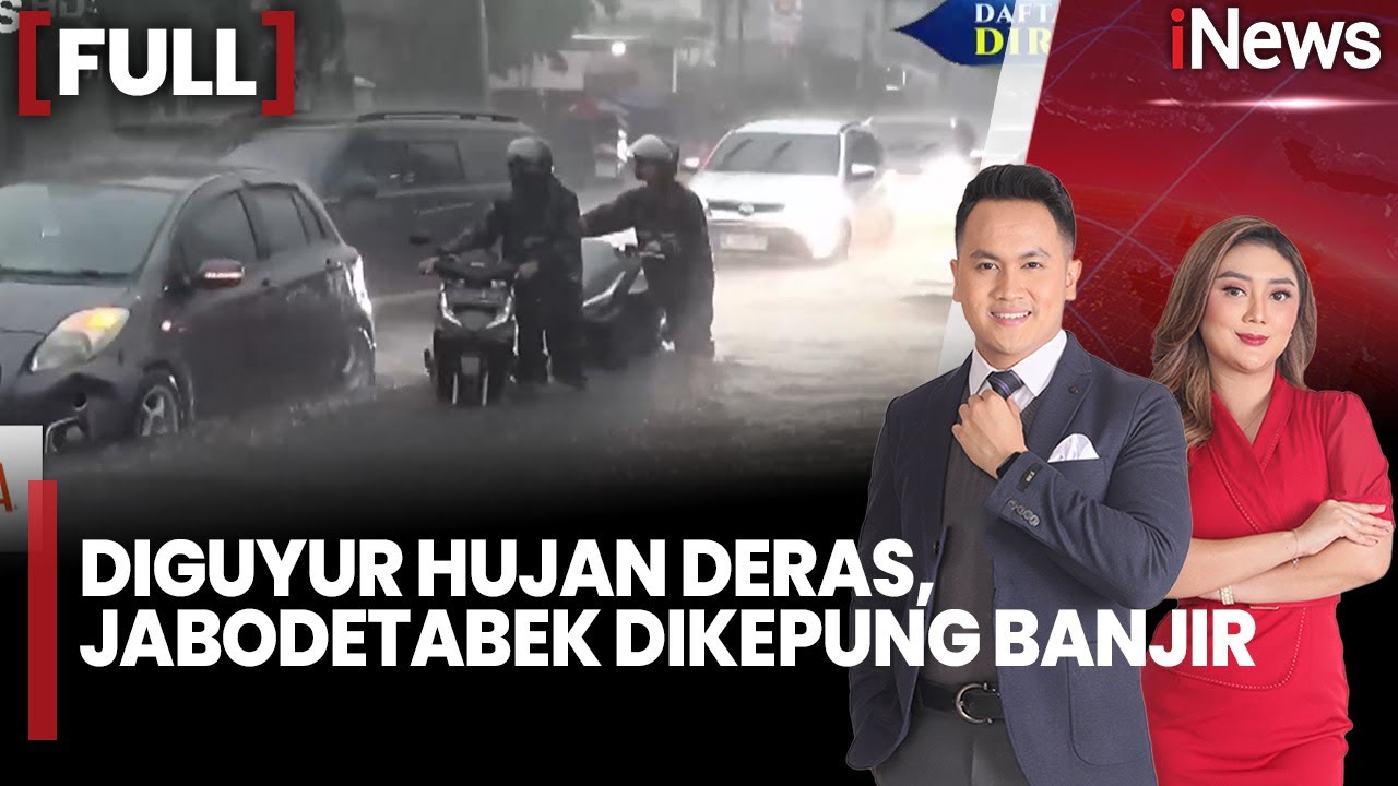 Diguyur Hujan Deras, Jabodetabek Dikepung Banjir dan Kemacetan Lalin |FULL iNews Sore (12/01)